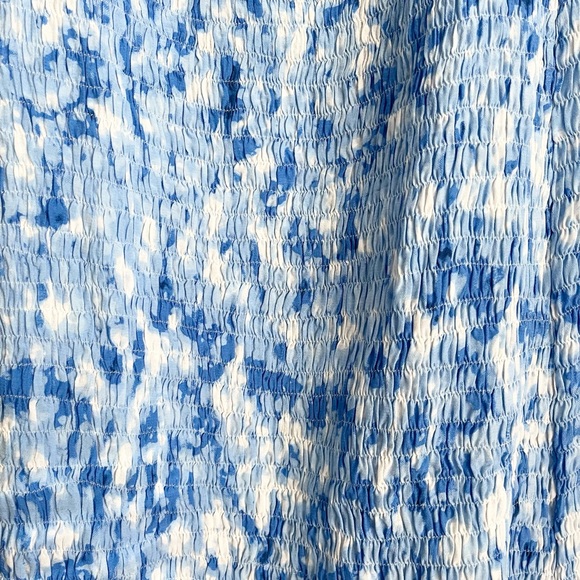 Faithfull the Brand Blue Roos Tie Dye Magnolia Mini Dress US 8 - Picture 7 of 8